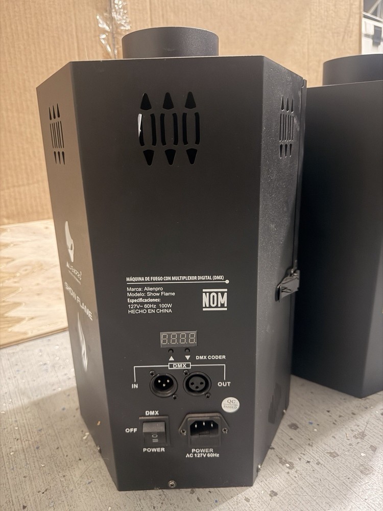 Alienpro Show Flame DMX Controlled Flame Machine Digital Multiplexer 100W