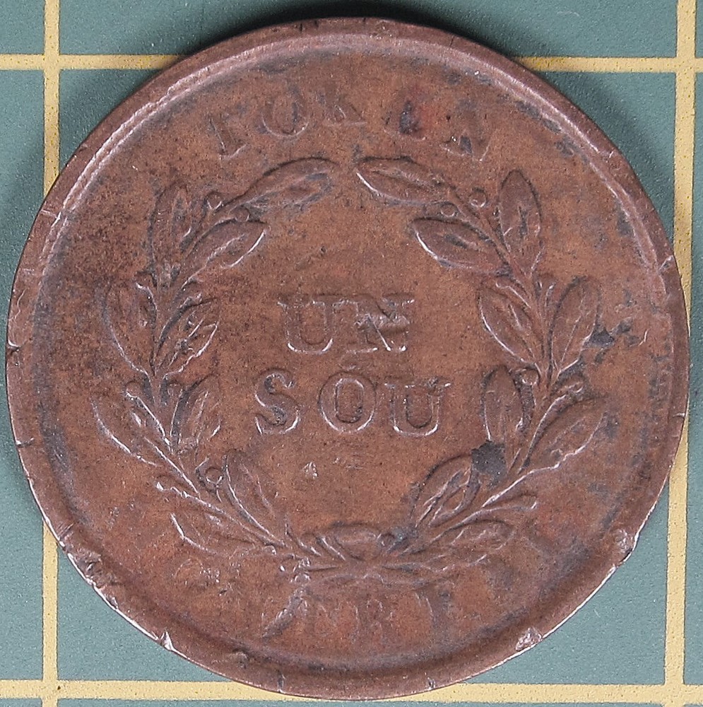 Lower Canada Un Sou token LC-31C