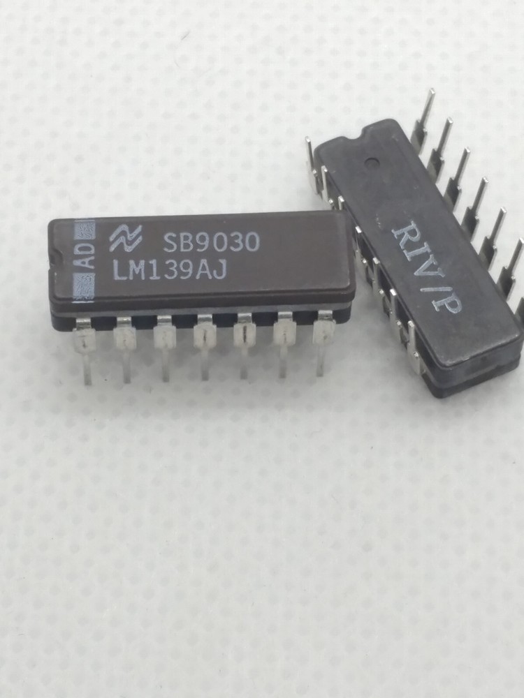 10x NATIONAL LM139AJ Quad Comparator CERAMIC