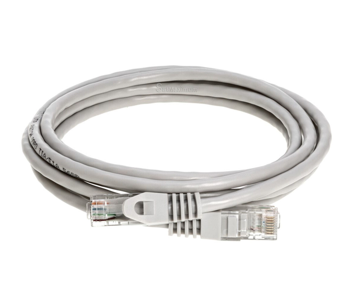 CAT6e/ CAT6 Ethernet LAN Network RJ45 Patch Cable Gray 1.5FT- 20FT Multipack LOT