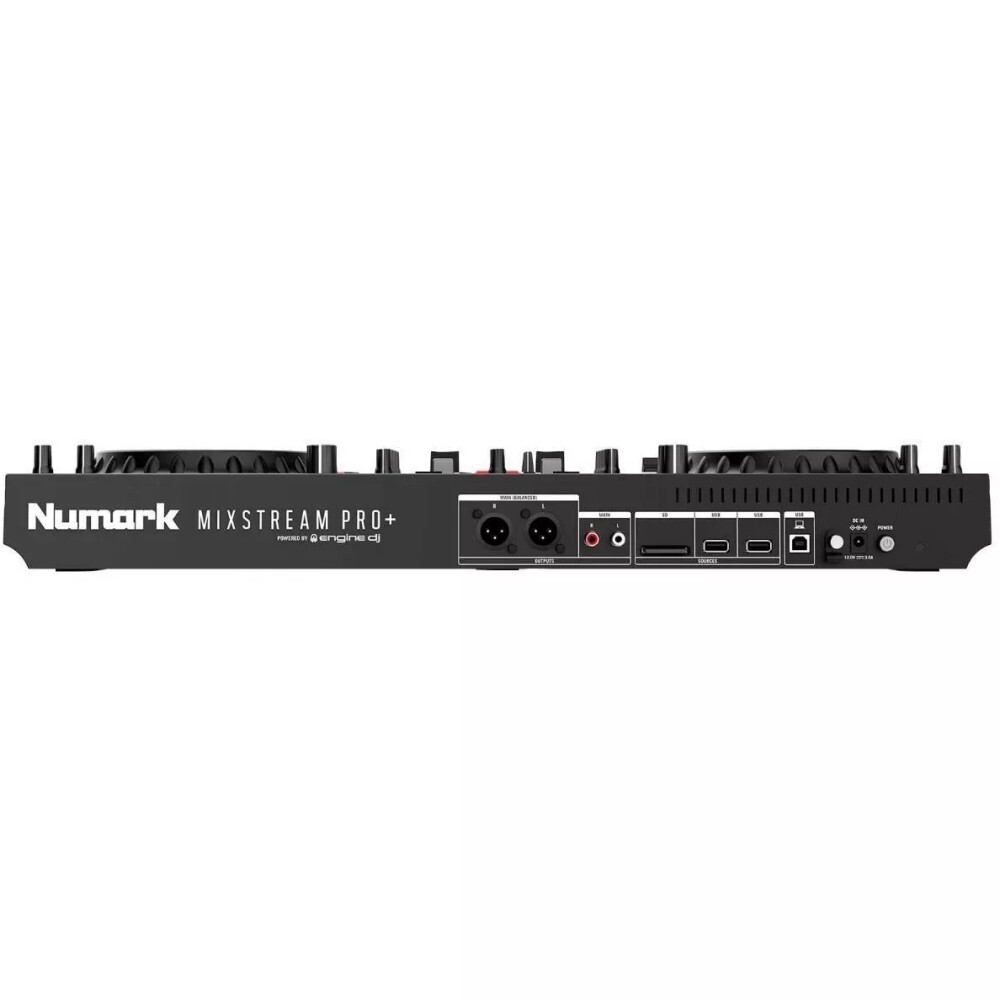 NUMARK MIXSTREAM PRO + Double Deck WiFi DJ Controller with Built-in Speakers