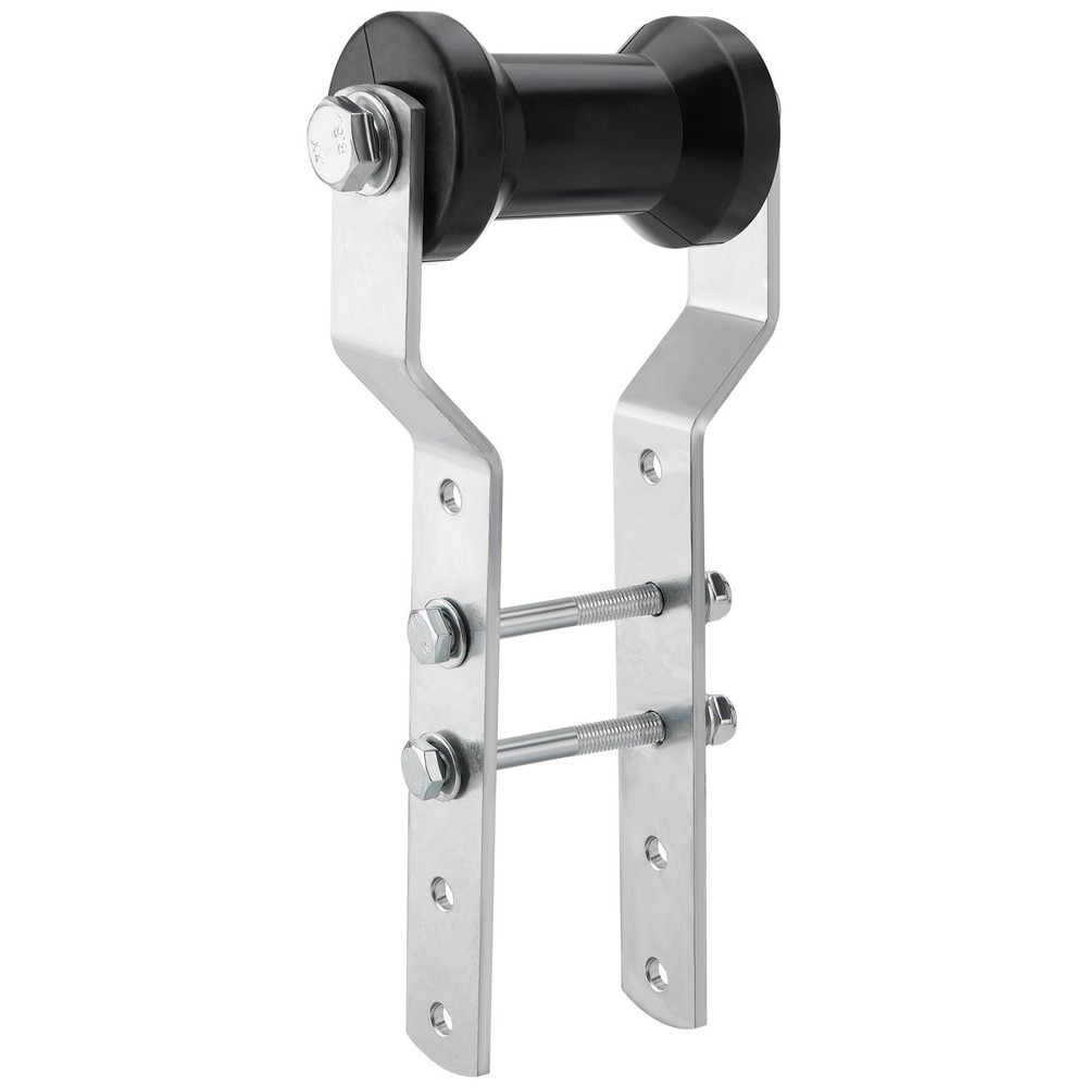 Updated 5" Boat Trailer Rollers with Brackets Black Adjustable Keel Roller Ass.