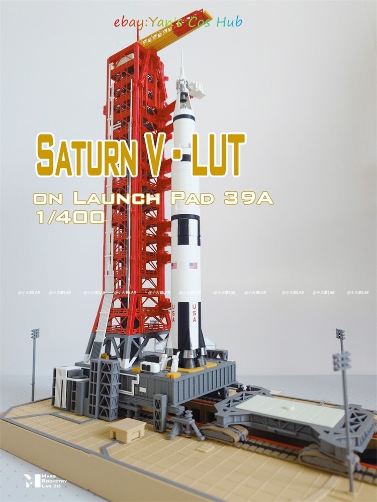 1:400 Saturn V Launch Pad 3D Printed Model Gift New
