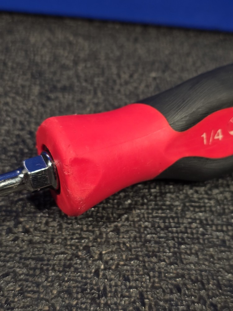 Snap-on Tools SGD4B RED 1/4" Flat Slotted Head Screwdriver Handle