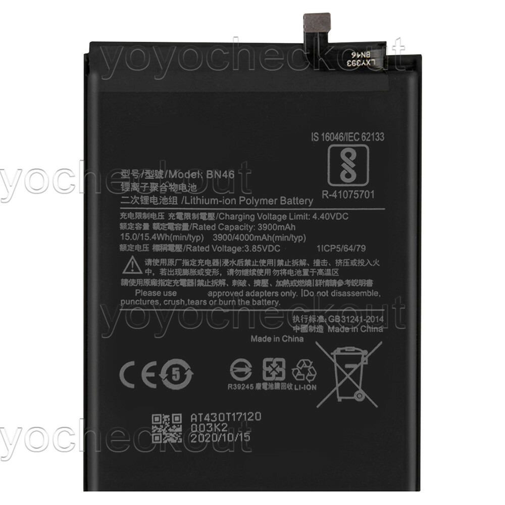 For Xiaomi Redmi Note 8T Battery BN46 Replacement Tool USA