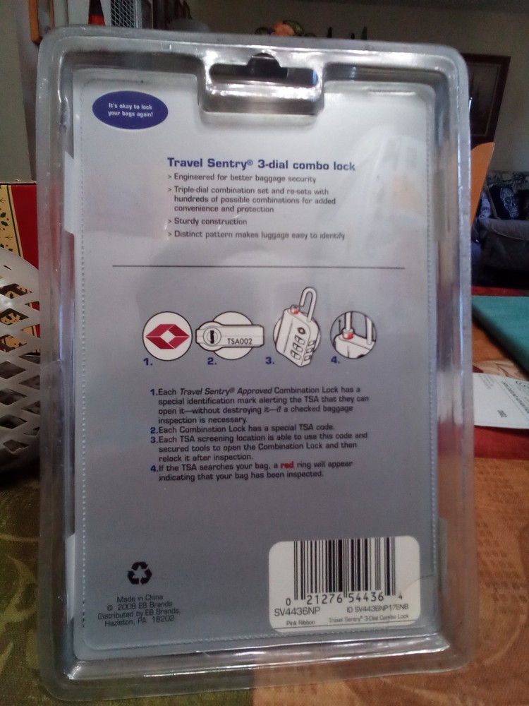 Travel Sentry 3-Dial Combo Lock