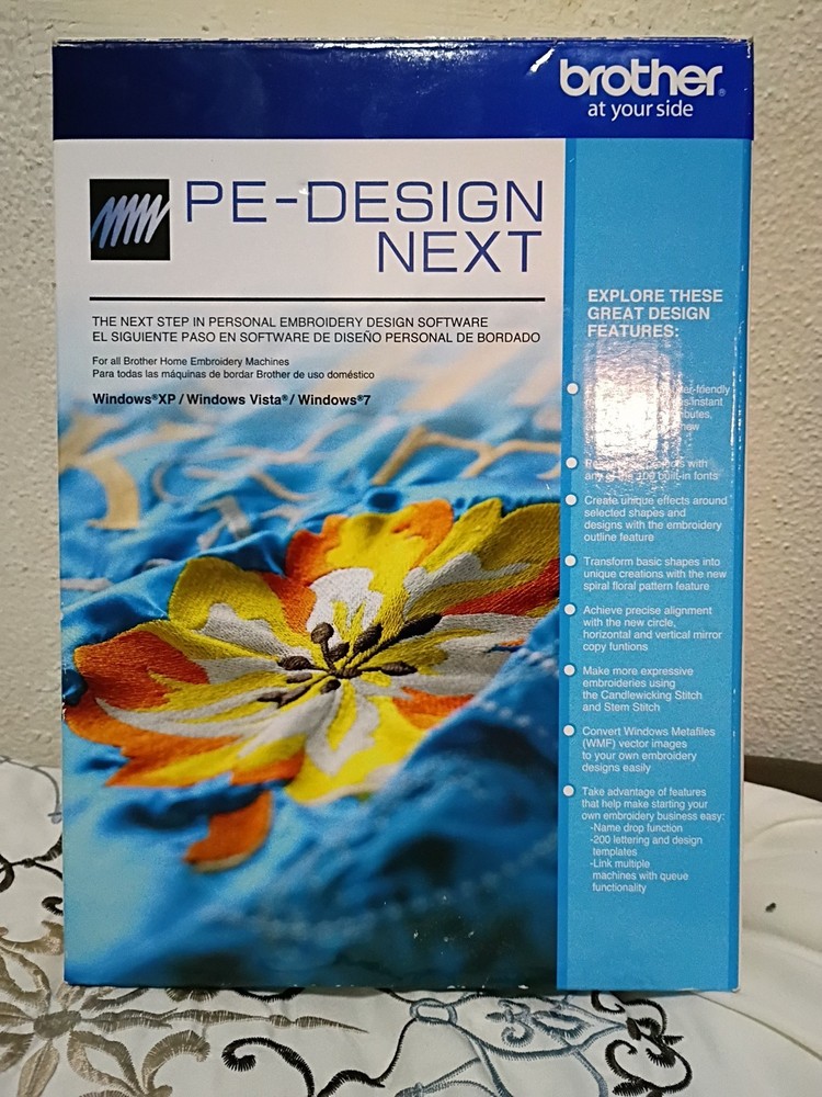 Brother PE-Design Next Embroidery Software – Full Version – Brand New Open Box