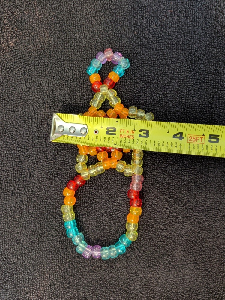 Kandi Glove Handmade Star Rainbow