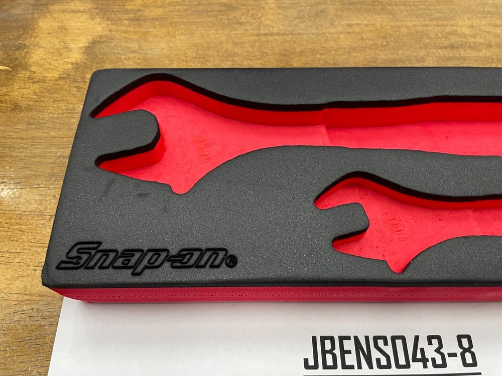 Snap-on Tools RED FOAM ORGANIZER for 6" & 10" Soft Grip Adjustable Wrenches
