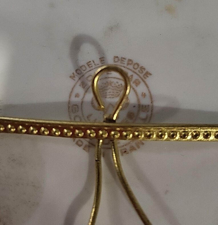 Antique Handpainted Limoges Scene