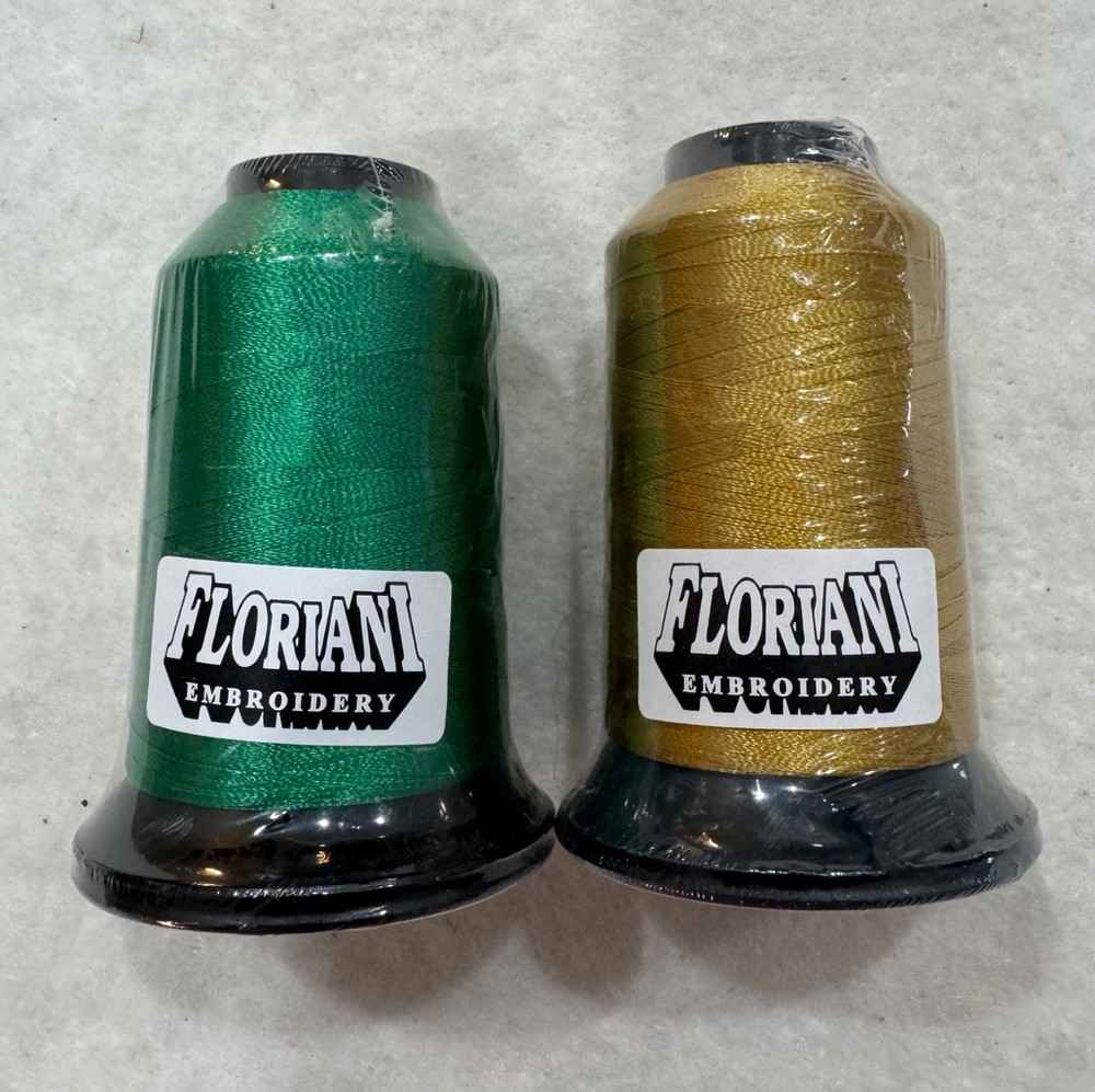 Floriani Embroidery Thread 10 New Spools Polyester Multiple Colors