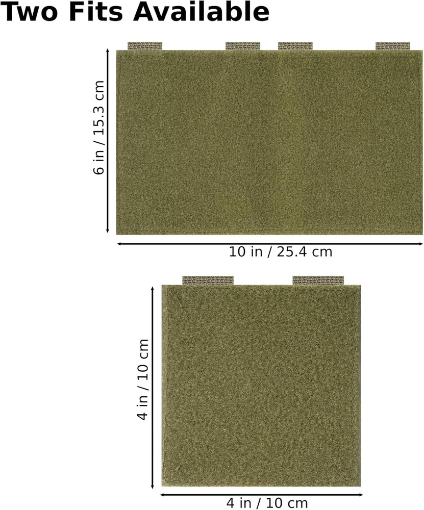 Molle Patch Panel, Tactical Molle Hook and Loop Panel for Molle Accessories, 10"