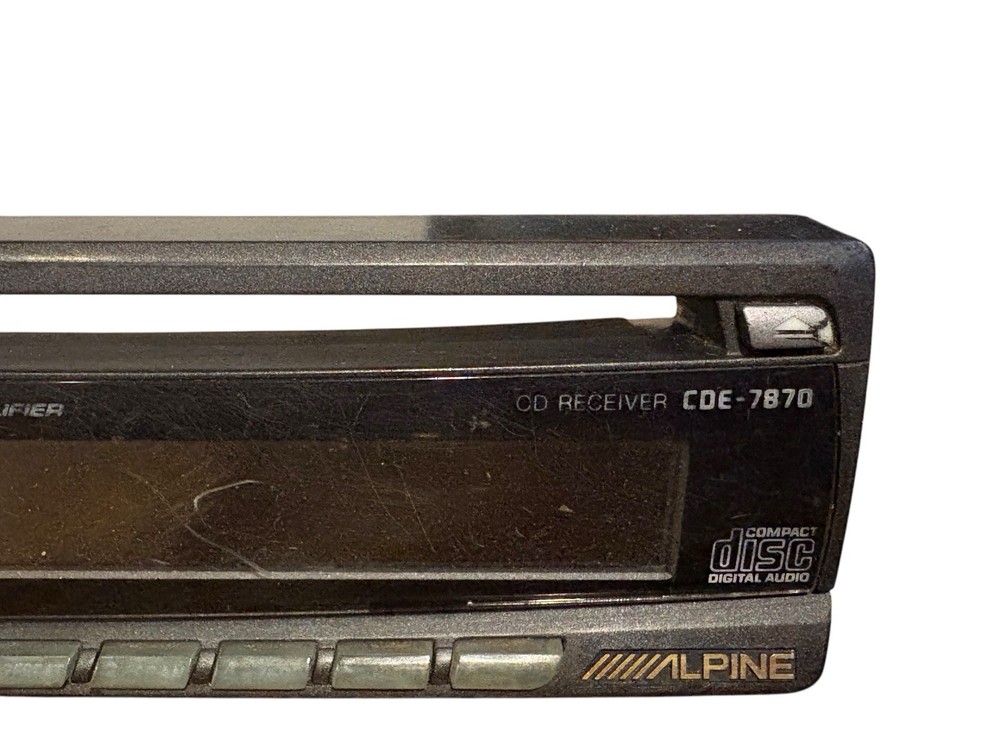 Alpine CDE-7870 Car Auto CD Faceplate ONLY