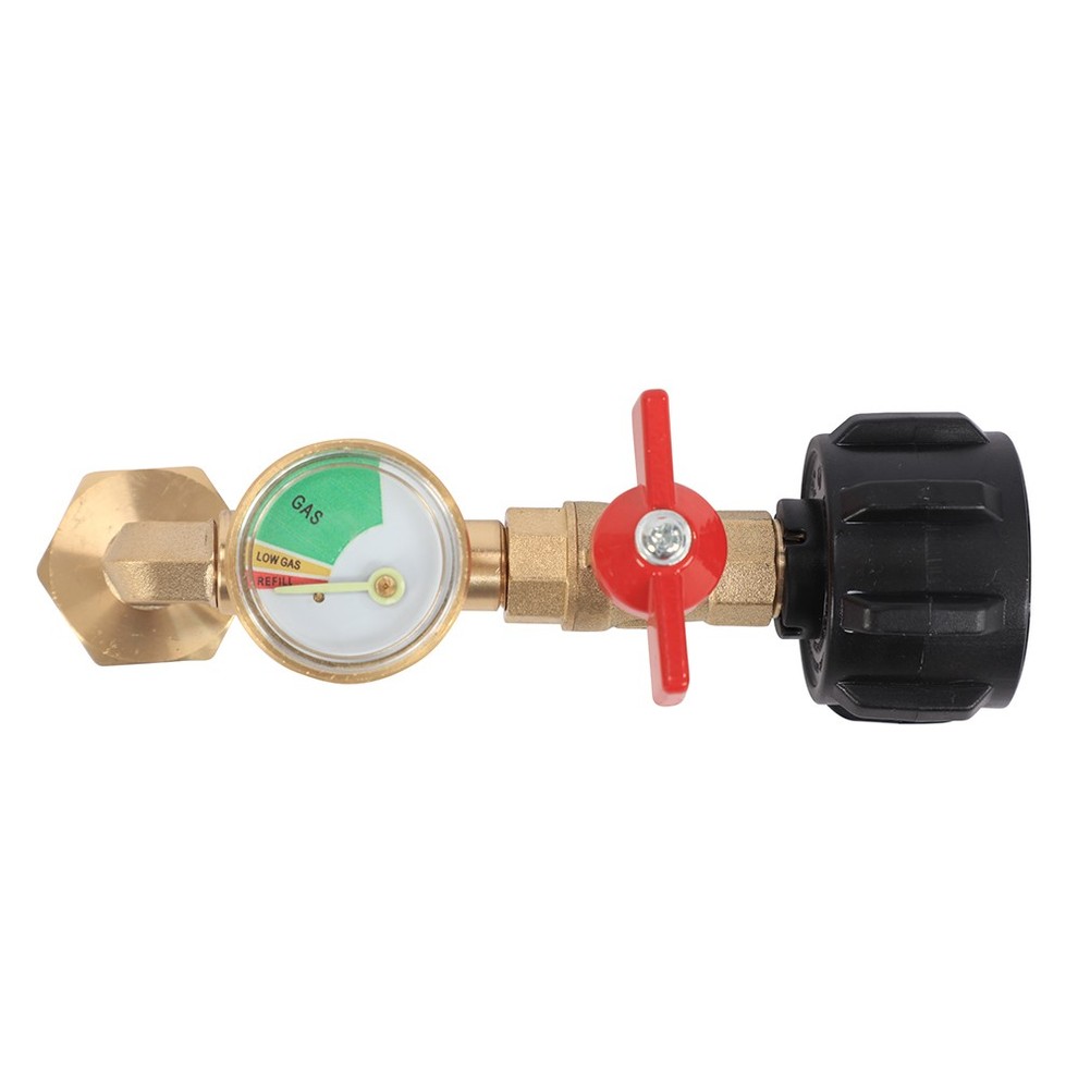 Adapter for Propane Transfer with Gauge & Control Valve