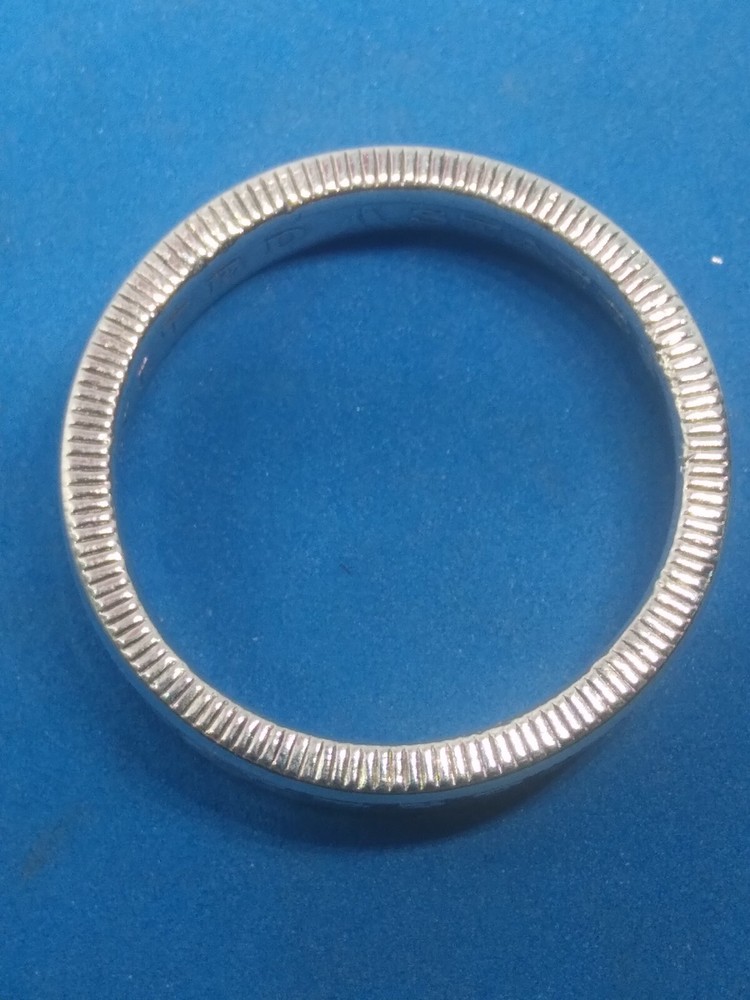 1907 PHILIPPINE SILVER ONE PESO COIN RING