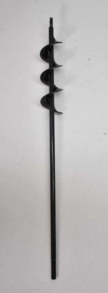 Spiral Auger Bit Tool 1.6" x 6.5" Tool Replacement Matte Black Finish Unit