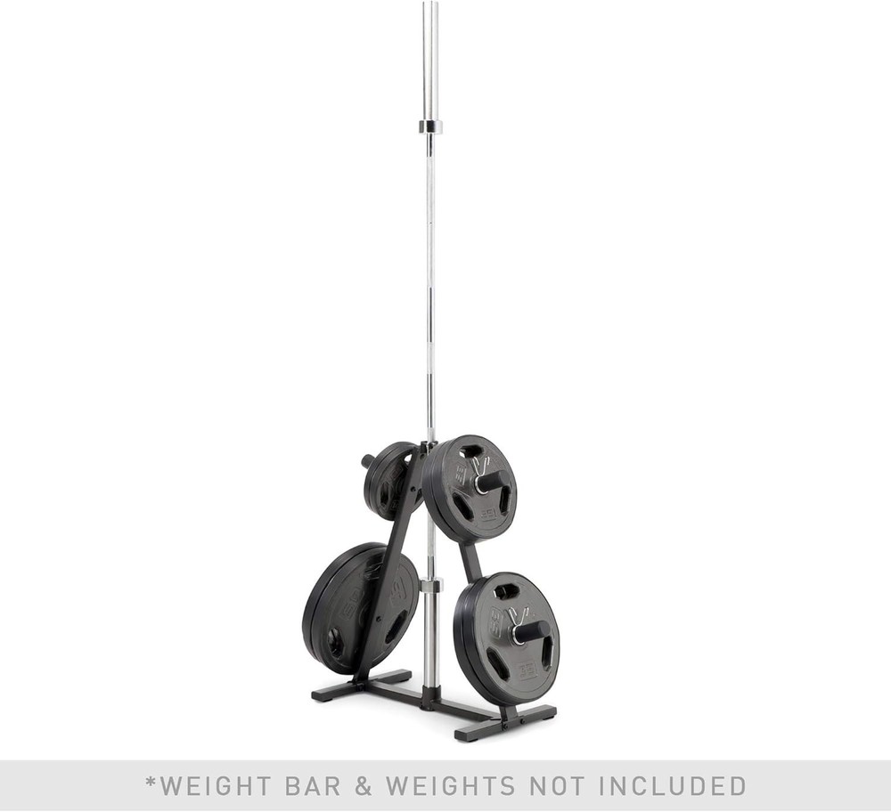 Triangular Weight Storage Rack - 300 lbs Capacity for 2-Inch Olympic Plates