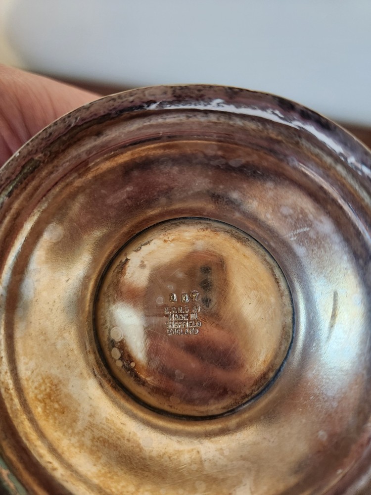 Antique Sherrfeild Silver Plated Teapot England E.R.N.S #117