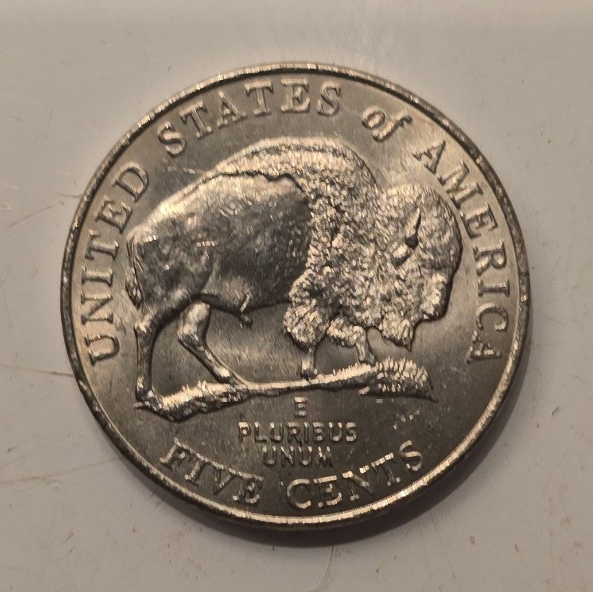 2005 Jefferson Nickel Bison Reverse Philadelphia Mint Five Cents