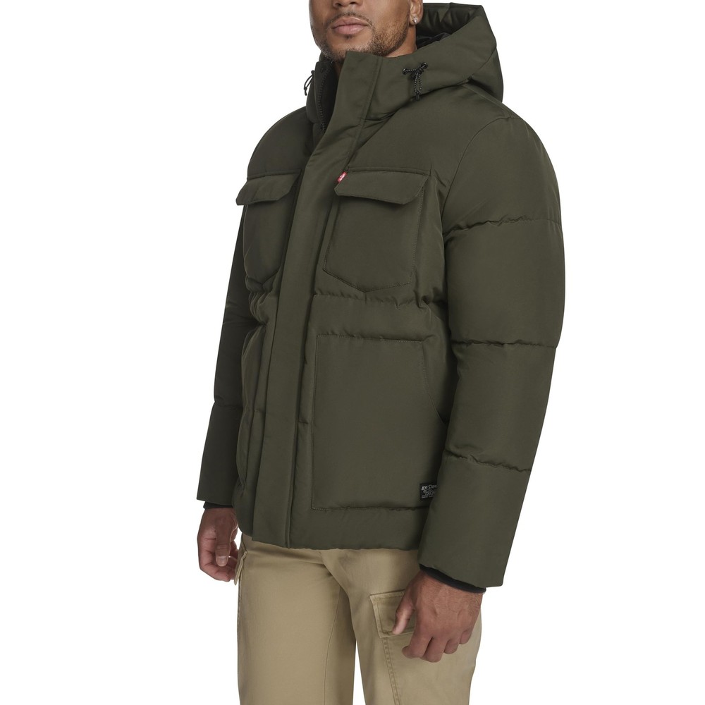 Levi's Men's Softshell Trucker Jacket 5X-Large Tall Olive