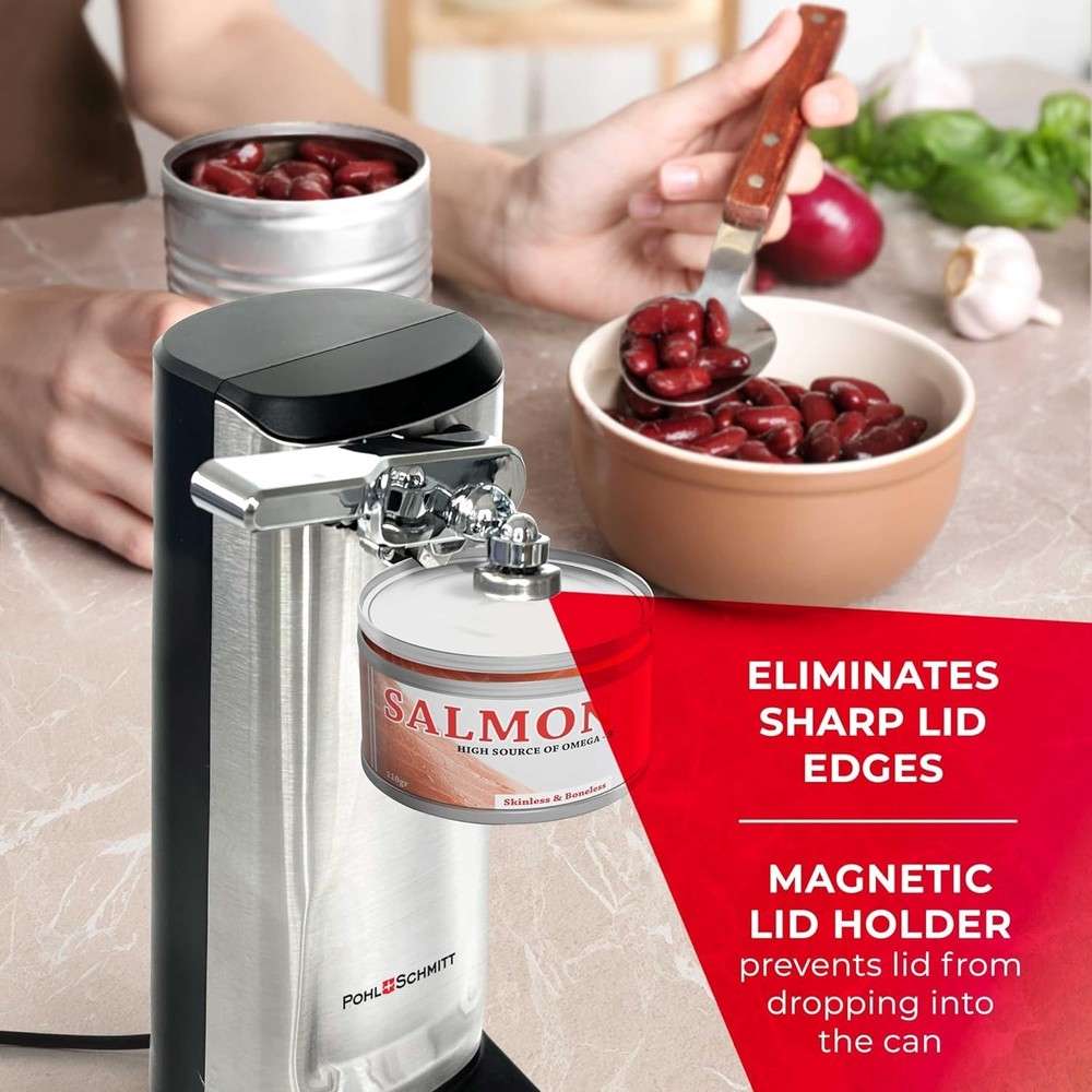Electric Can Opener with Knife Sharpener