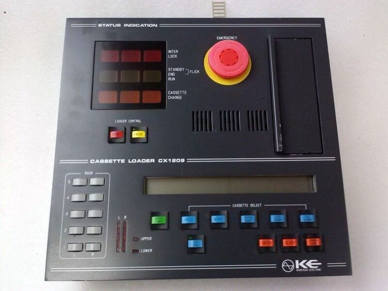 Kokusai CX1209 Cassette Loader Control Panel, Used