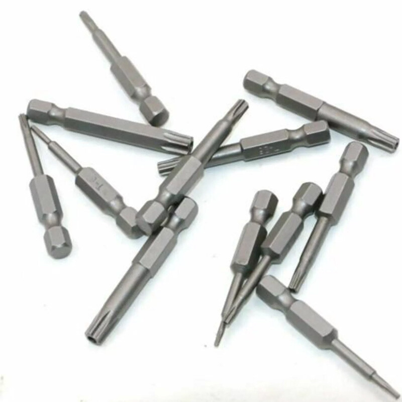Security Torx Bit Set + Hex Key Allen Bit Set - For Power Drill & Impact Driver