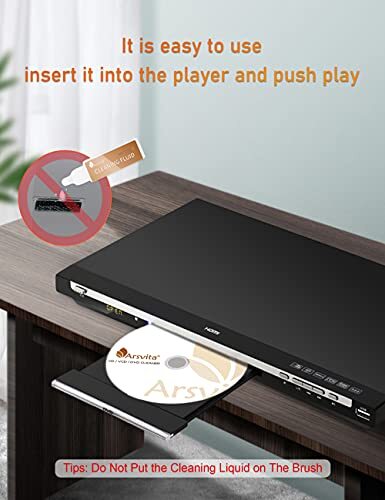 Laser Lens Disc Cleaning Kit for CD VCD DVD with Microfiber Cloth and Solution