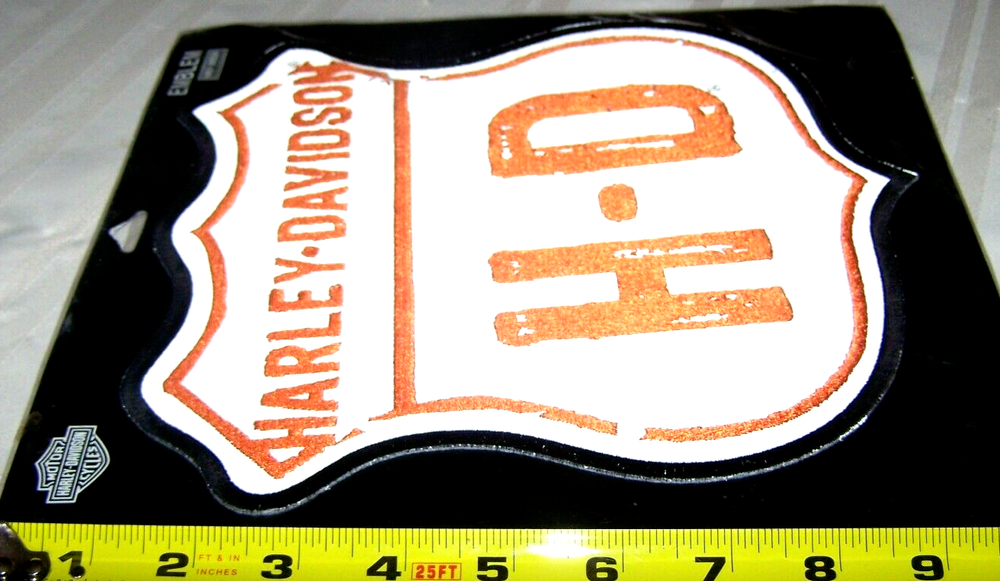Harley Davidson Glow In Dark Back Patch Motorcycle HD Emblem 10” New
