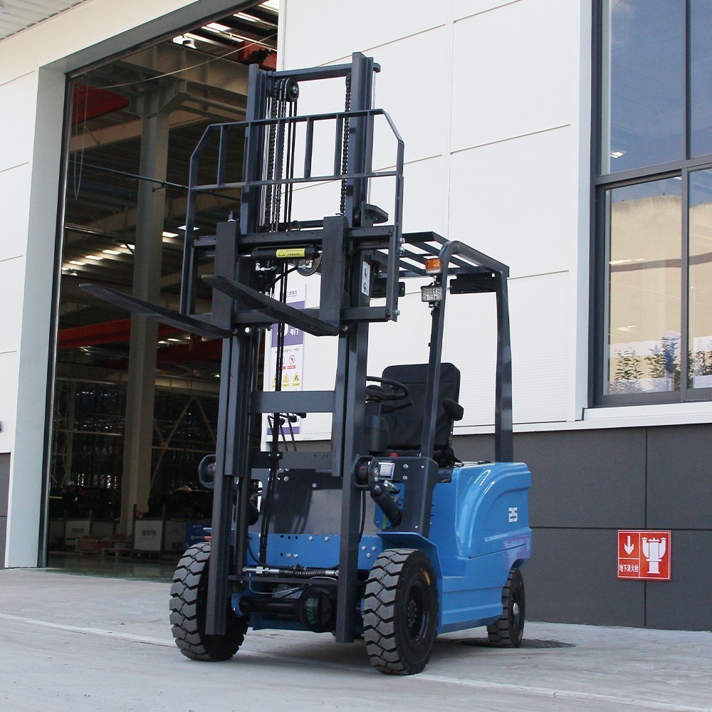 FREE SHIP 2.5Ton 5500lbs Electric Forklift Rated W/60V 70Ah Charger Side Shift