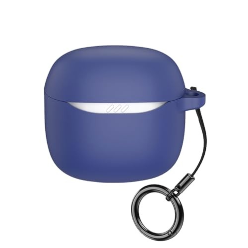 Case for jbl Tune Flex 2 Wireless Earbuds Silicone Material Shockproof blue