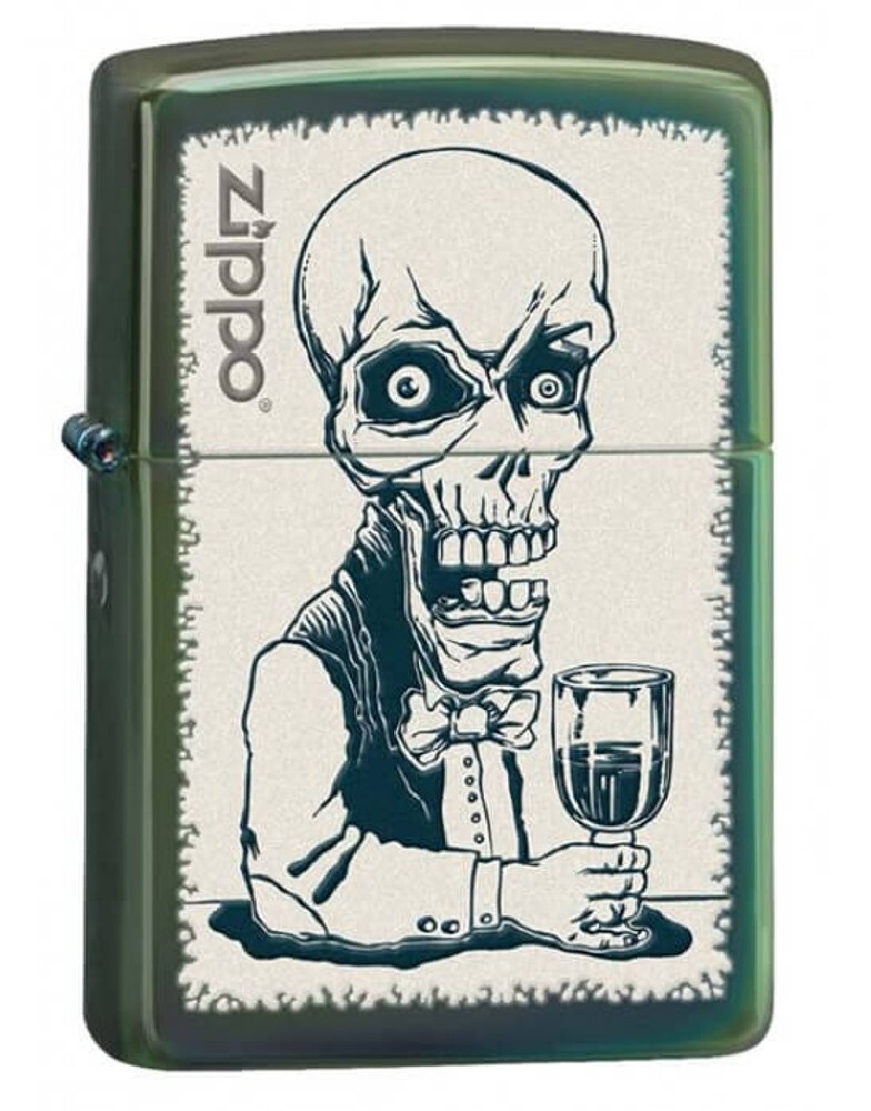 Zippo 28679 Skeleton Bartender Chameleon