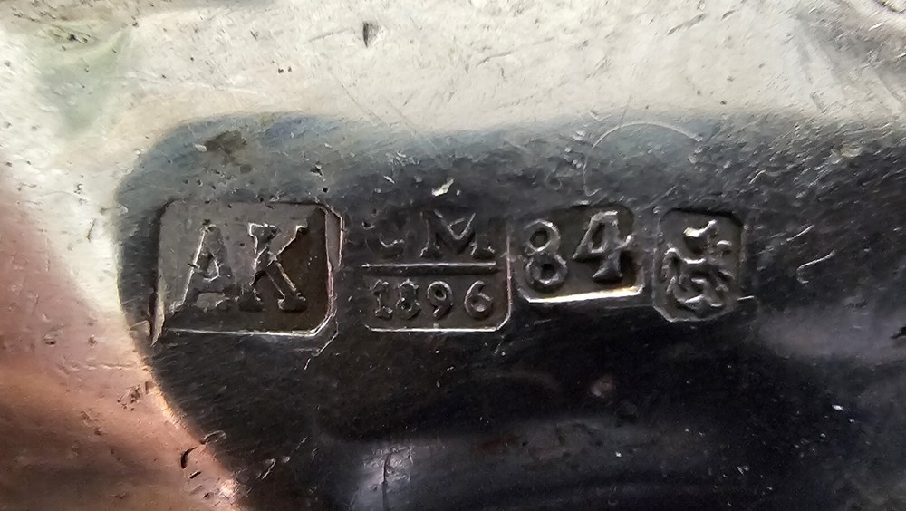 1896 Khlebnikov Imperial Russian Silver Catfish