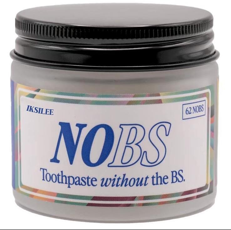 NOBS Toothpaste Tablets - Nano Hydroxyapatite, Fluoride Free, Plastic Free, Eco