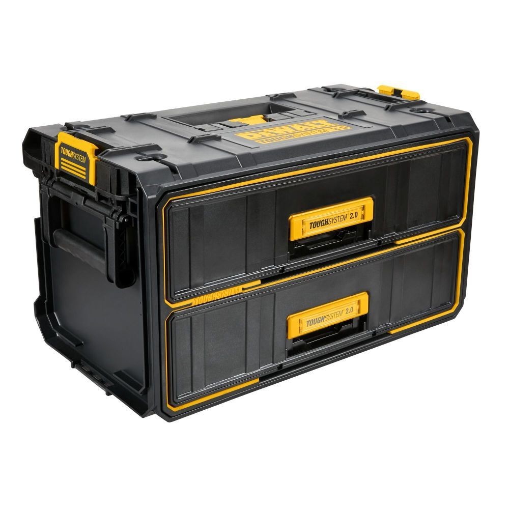 Dewalt ToughSystem 2.0 2 Drawers Tool Box - Multicolor (DWST08320)