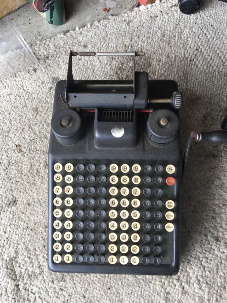 Vintage Burroughs adding machine