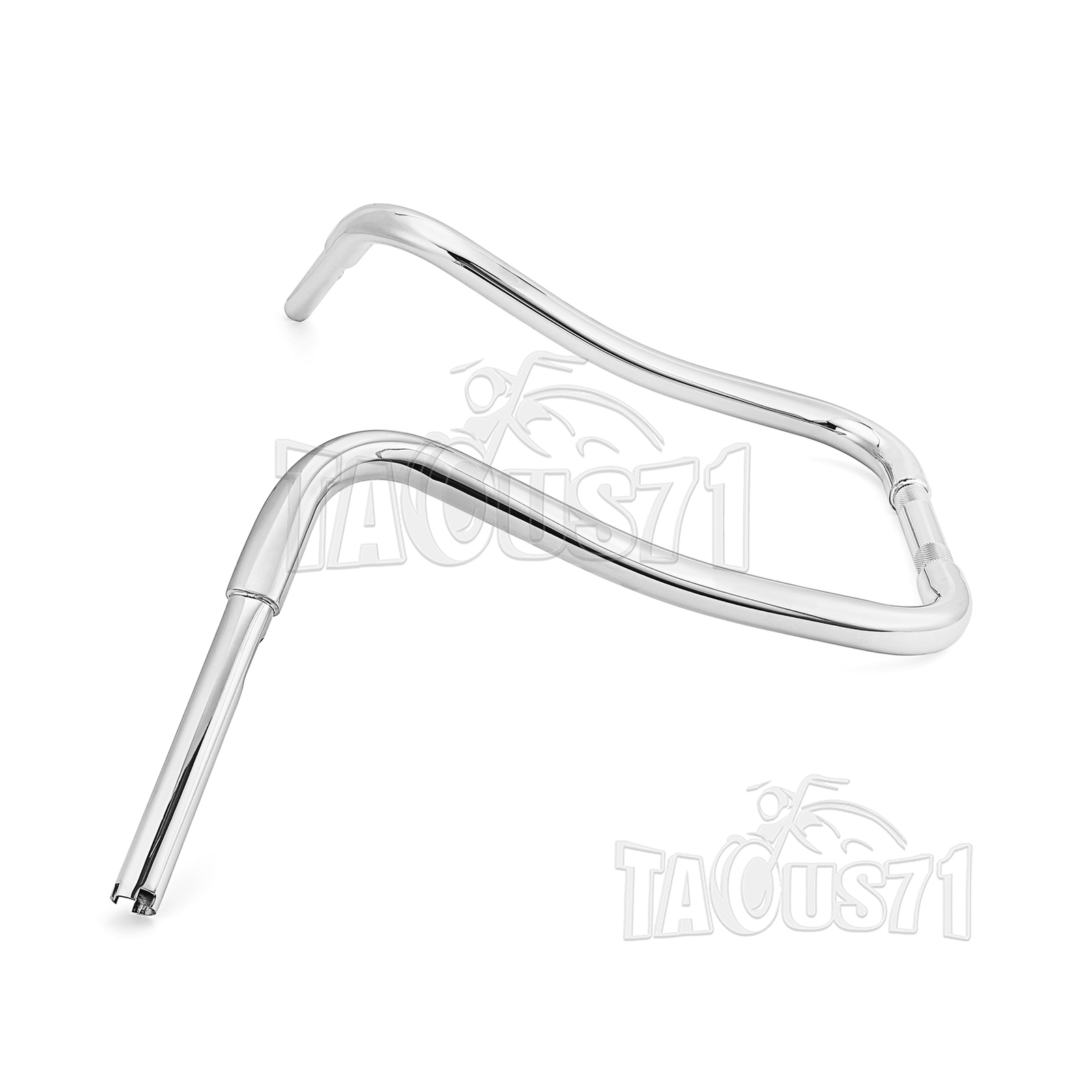 16" Rise Gangster Ape Hangers Handlebar For Harley Touring Road Glide Road King