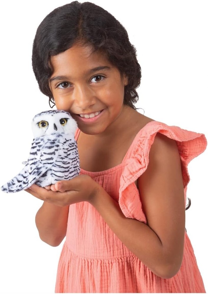 Small Snowy Owl Hand Puppet