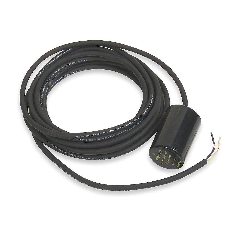 DAYTON 3BY79 Tether Float,Wire Leads,115/230VAC 3BY79