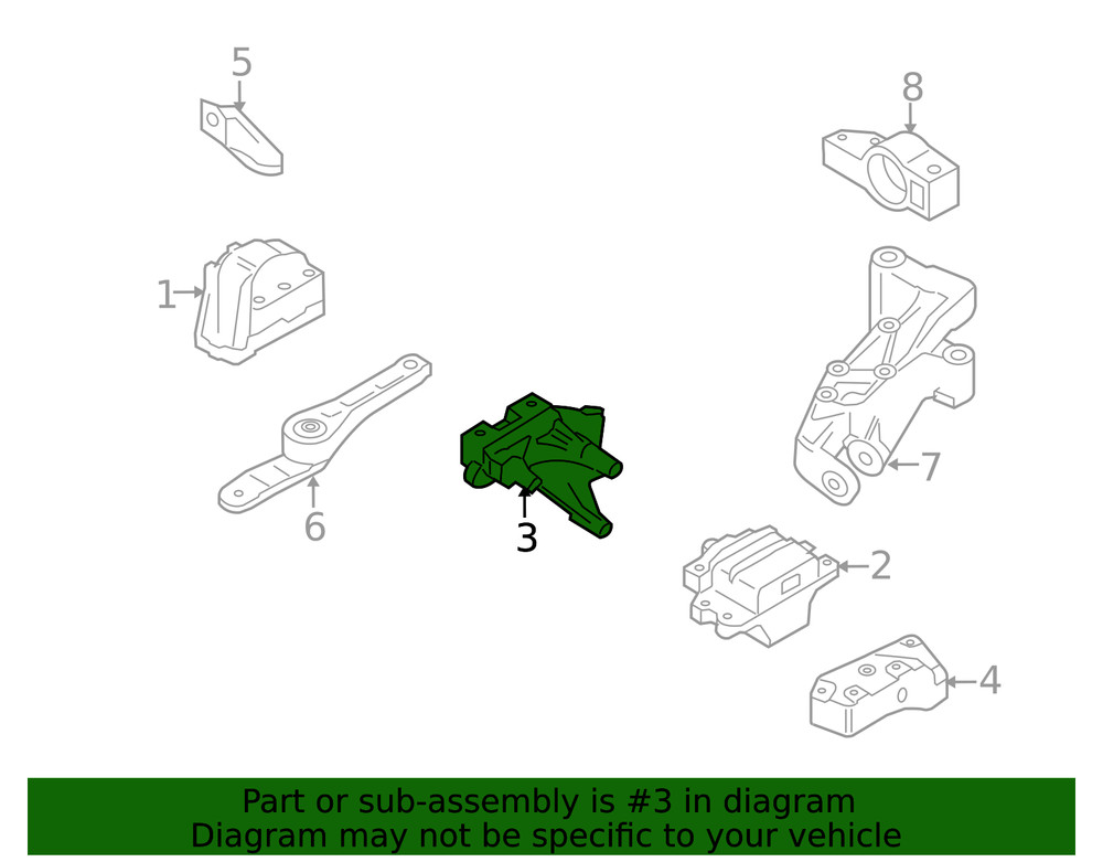 Genuine Audi Support 03L-199-207