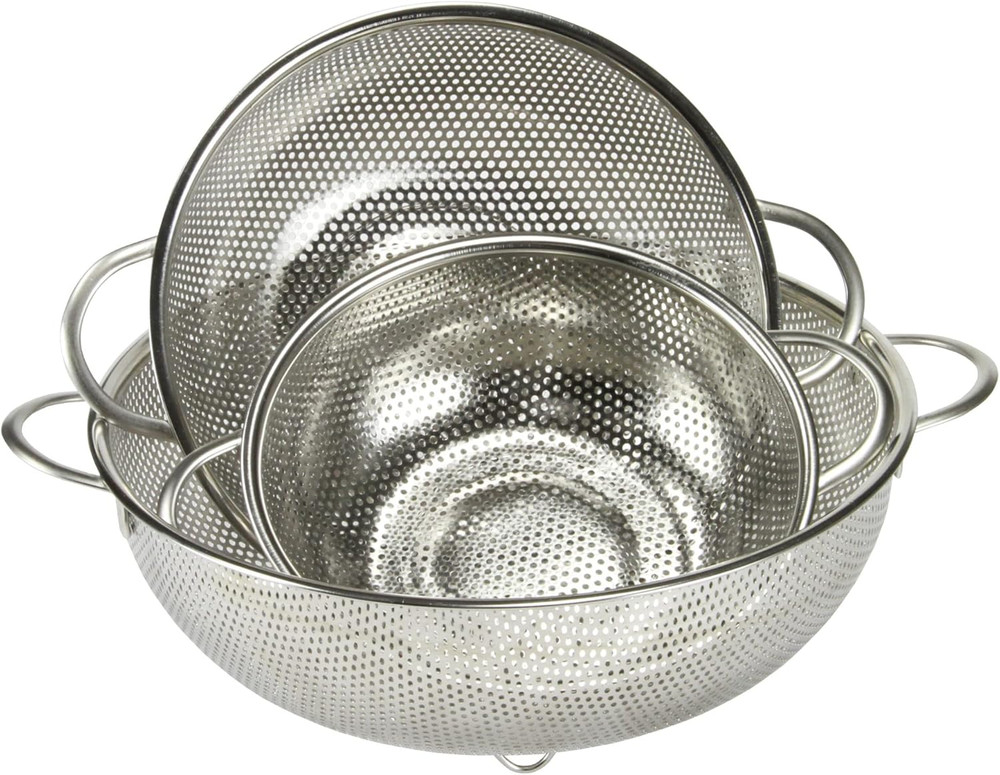 Select Micro-Perforated Colander, 2.5 Quart, Stainless Steel