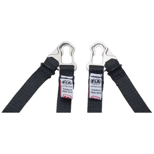 Simpson Racing HYPA Helmet Tether Set - Post Anchor - Hybrid/Hybrid Sport - Pair