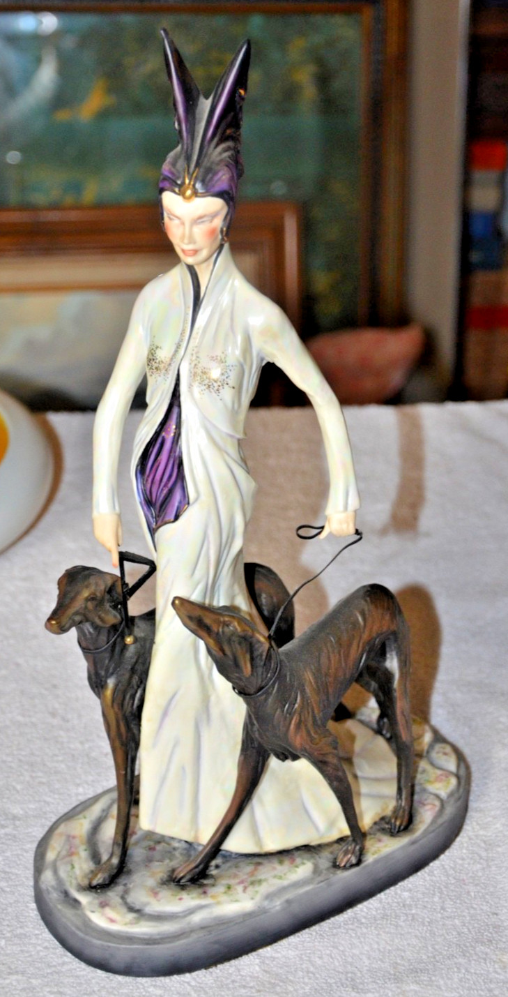 Michael Sutty , Lady "Diana" Porcelain Figurine Ltd Edition Hand Paint 16"-