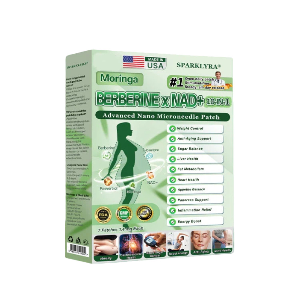 SPARKLYRA Moringa 10-in-1 Nano Microdarts Patch