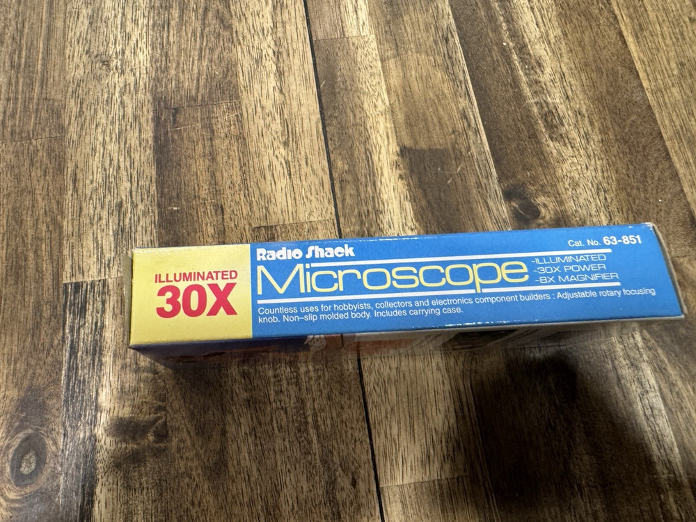Radio Shack Microscope NIP 30X Illumination
