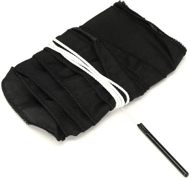 Hodge Silk Long Oboe Swab - Performers Black