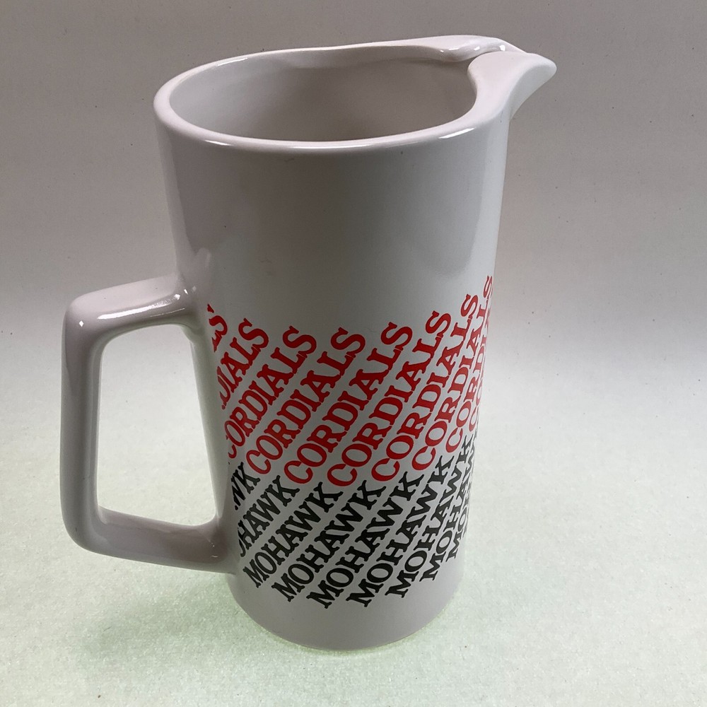 Mohawk Cordials Whiskey Pitcher Bar Jug - Vintage