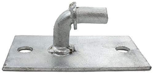 Chain Link Heavy-Duty Wall Mount Male Gate Hinge - Gate Post Hinge
