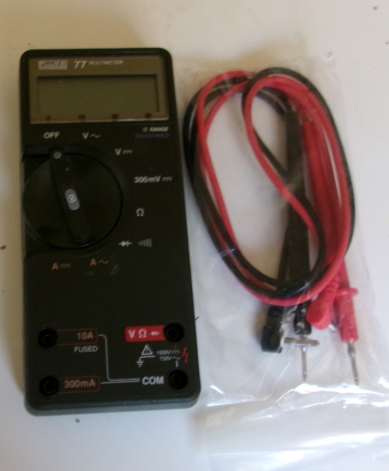 Fluke 77  Multimeter Calibrated plus leads.