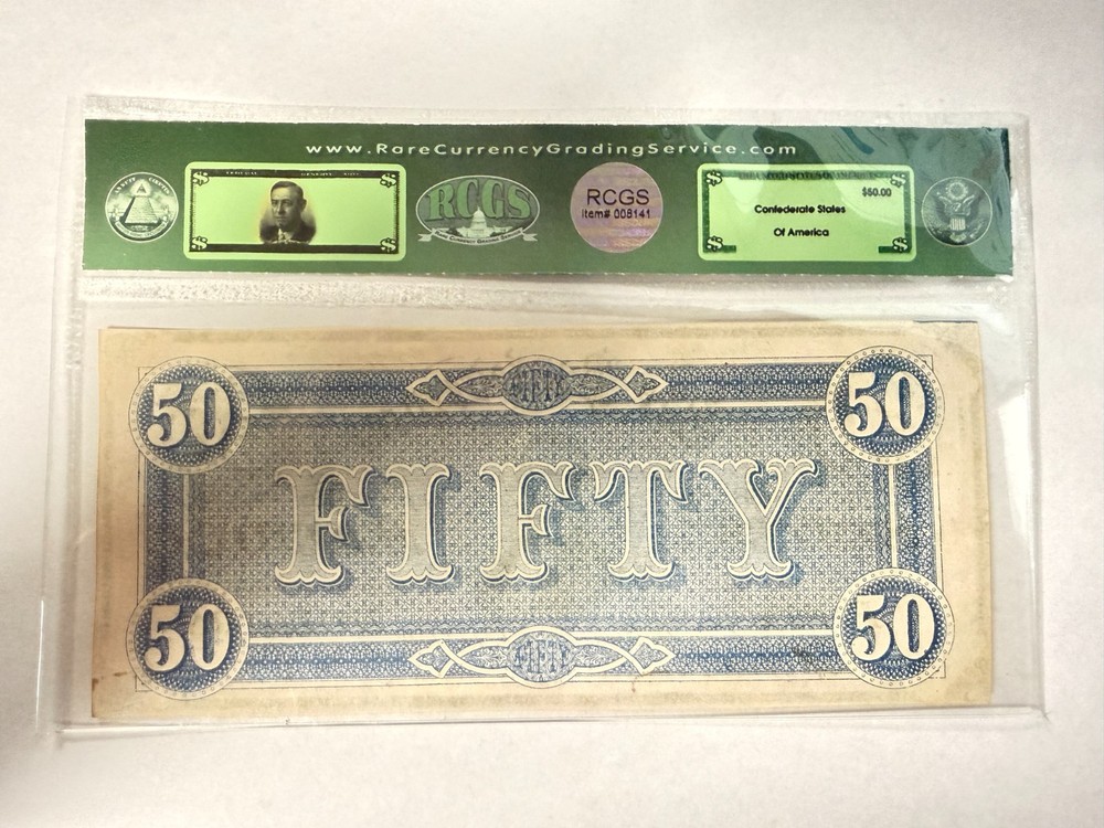 1864 T-66 $50 RCGS 64